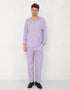 BAJU MELAYU PESAK MEGAT R/FIT (LILAC)
